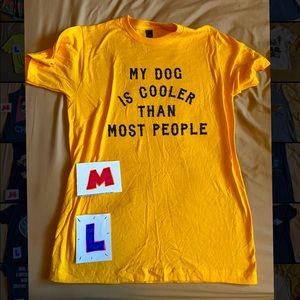 Golden yellow silly t-shirt